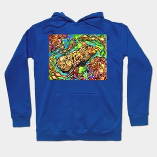 Sea Otter Snuggles at Sea Hoodie